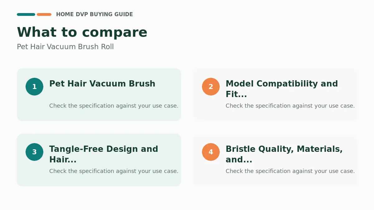 Pet Hair Vacuum Brush Roll 2026 1 Key factors to compare when choosing Pet Hair Vacuum Brush Roll