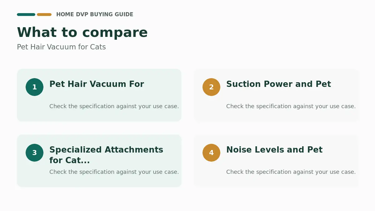 Pet Hair Vacuum For Cats %year% 1 Key factors to compare when choosing Pet Hair Vacuum for Cats