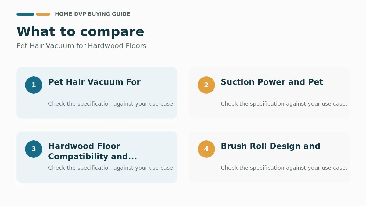 Pet Hair Vacuum For Hardwood Floors %year% 1 Key factors to compare when choosing Pet Hair Vacuum for Hardwood Floors