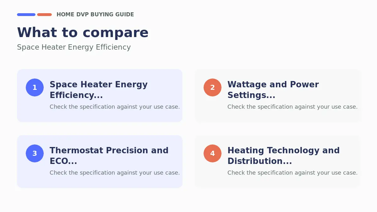 Space Heater Energy Efficiency 2026: Expert Reviews & Buying Guide 1 Key factors to compare when choosing Space Heater Energy Efficiency