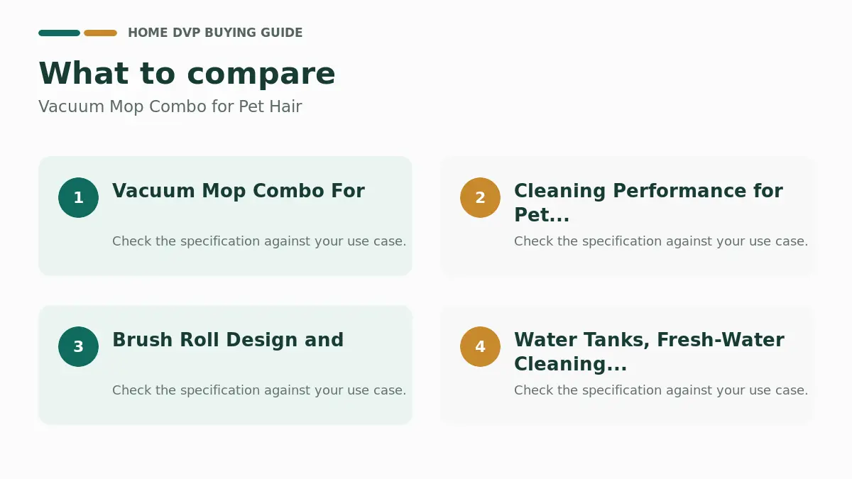 Vacuum Mop Combo For Pet Hair 2026 1 Key factors to compare when choosing Vacuum Mop Combo for Pet Hair