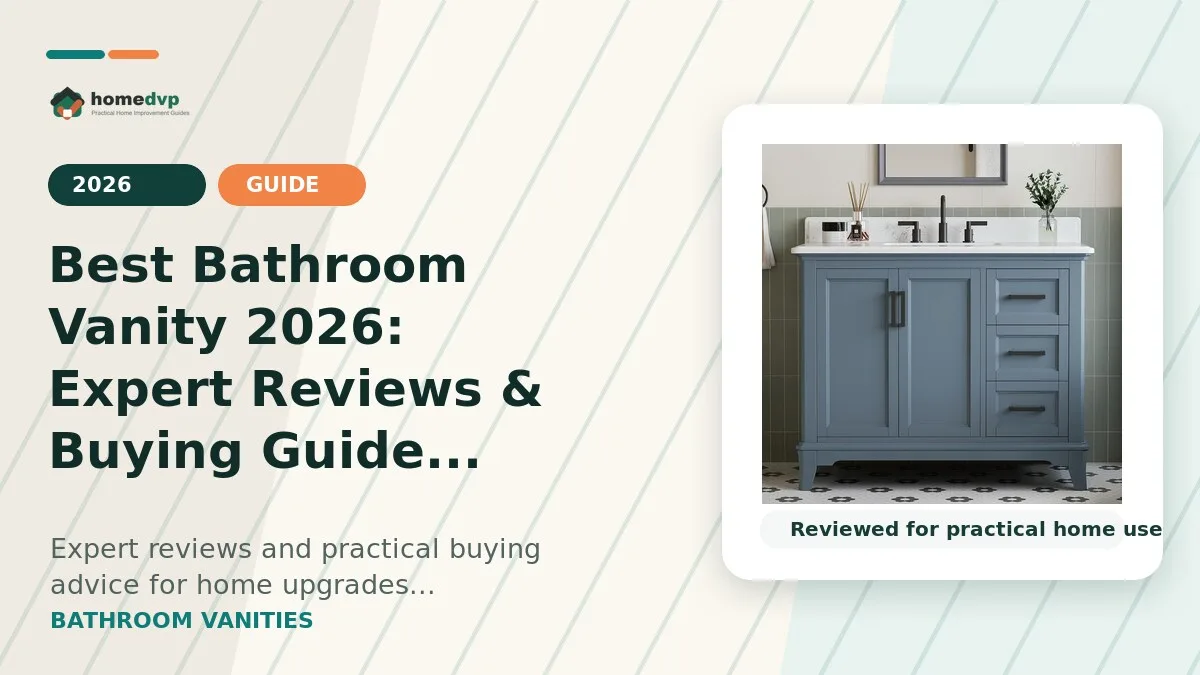 Best Bathroom Vanity 2026: Reviews & Buying Guide