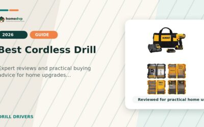 Best Cordless Drill 2026: Expert Reviews & Buying Guide