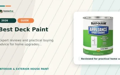 Best Deck Paint (2026): Coverage, Durability & Finish Quality