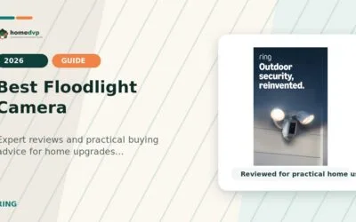 Best Floodlight Camera (2026): Night Vision, Alerts & Subscription Costs