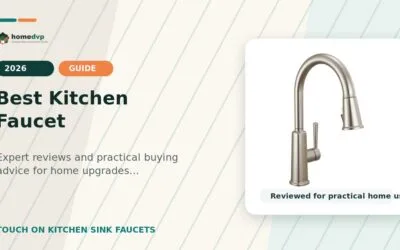 Best Kitchen Faucet (2026): Flow, Finish & Install Difficulty