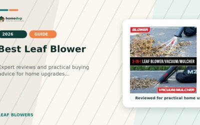 Best Leaf Blower 2026: Expert Reviews & Buying Guide