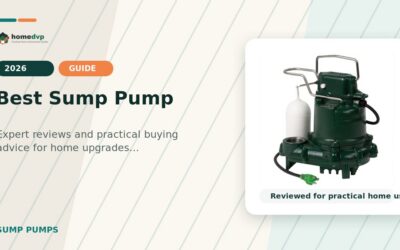 Best Sump Pump 2026: Expert Reviews & Buying Guide