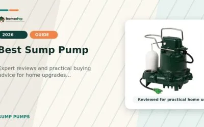 Best Sump Pump (2026): Buying Guide