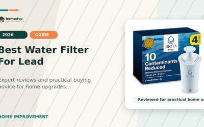 Best Water Filters for Lead Reduction (2026 Guide)