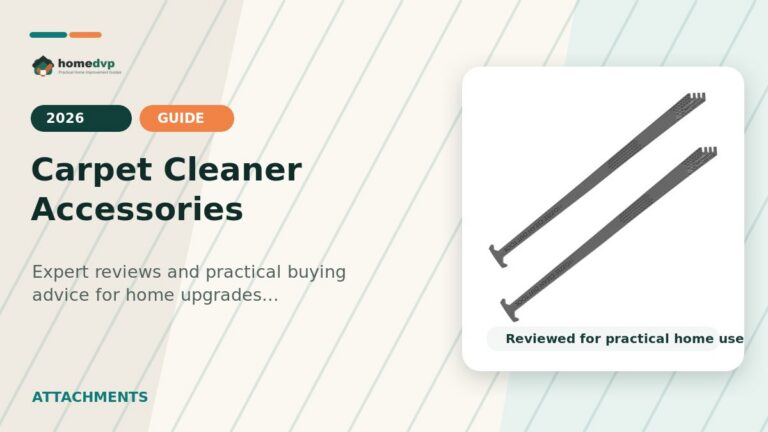 Carpet Cleaner Accessories designed thumbnail featuring Detetap Replacement Nozzle Clean Out Tool Review: Practical Maintenance for Bissell ProHeat 2X