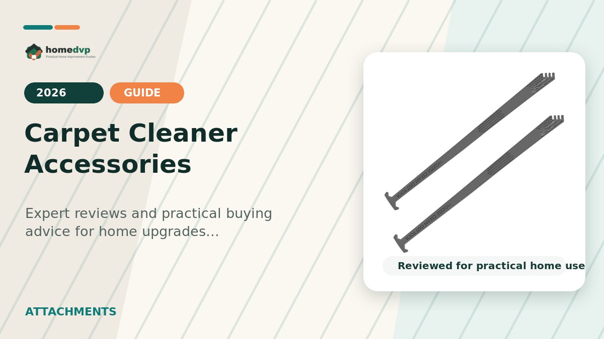 Carpet Cleaner Accessories designed thumbnail featuring Detetap Replacement Nozzle Clean Out Tool Review: Practical Maintenance for Bissell ProHeat 2X