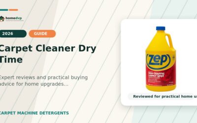 Carpet Cleaner Dry Time