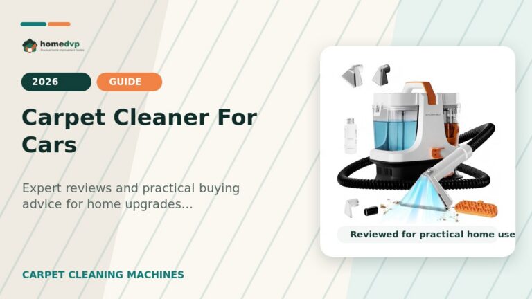 Carpet Cleaner For Cars designed thumbnail featuring Starrybot Portable Carpet Cleaner Review: Powerful Pet Spot and Upholstery Cleaning