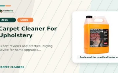 Upholstery Cleaner Reviews: 15 Options Compared (2026)