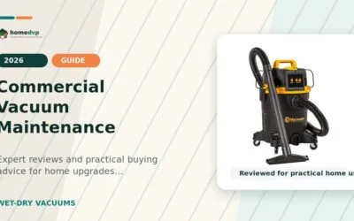 Commercial Vacuum Maintenance 2026
