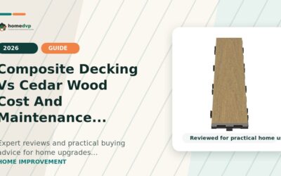 Composite Decking Vs Cedar Wood Cost And Maintenance 2026: Expert Reviews & Buying Guide