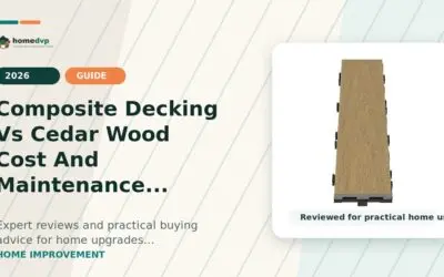 Composite Decking vs Cedar Wood Cost and Maintenance (2026)