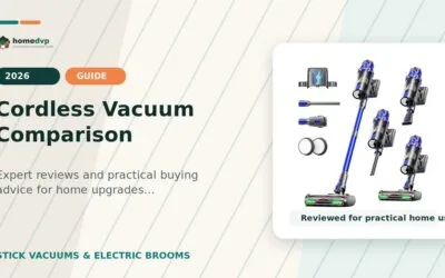 Cordless Vacuum Comparison: Runtime, Suction and Weight