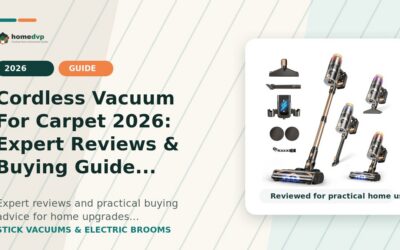 Cordless Vacuum For Carpet 2026: Expert Reviews & Buying Guide