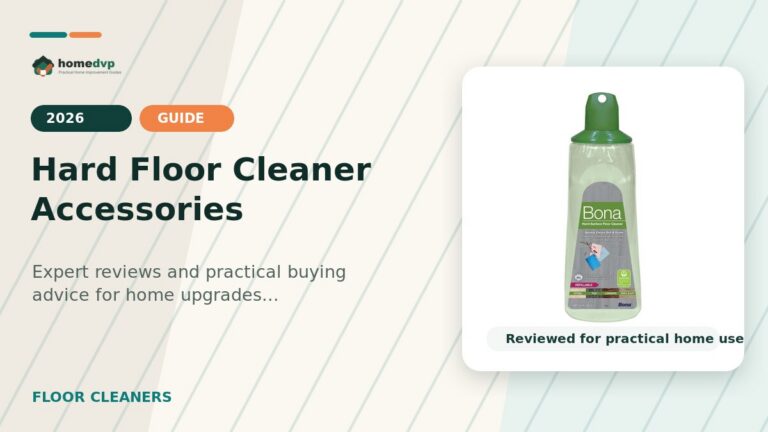 Hard Floor Cleaner Accessories designed thumbnail featuring Bona Multi-Surface Hard Floor Cleaner Cartridge Review: Residue-Free Spray Mop Refill