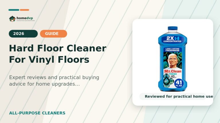 Hard Floor Cleaner For Vinyl Floors designed thumbnail featuring Mr. Clean 2X Concentrated Multi Surface Cleaner Review: Fresh Scent for Whole-Home...