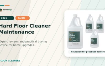 Hard Floor Cleaner Maintenance