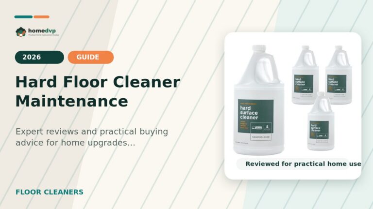 Hard Floor Cleaner Maintenance designed thumbnail featuring Shaw Floors Hard Surface Cleaner Review: No-Rinse Gallon Refill for Floors and Surfaces