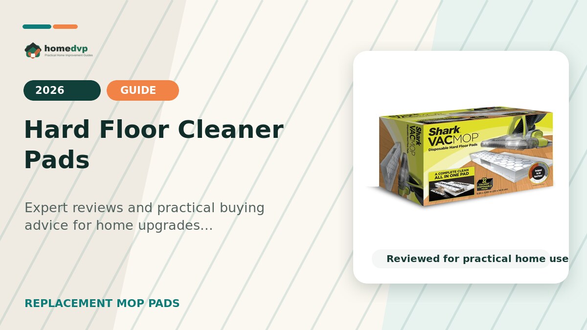 Hard Floor Cleaner Pads designed thumbnail featuring Shark VACMOP VMP32 Disposable Hard Floor Pad Refills Review: No-Touch Complete Clean