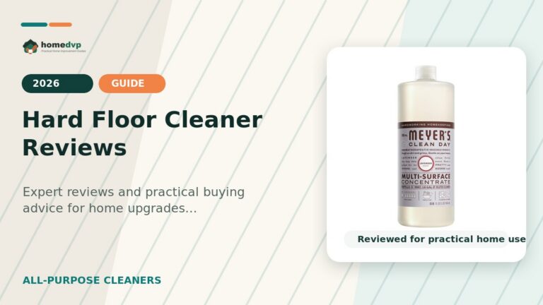 Hard Floor Cleaner Reviews designed thumbnail featuring Mrs. Meyer's Clean Day Multi-Surface Cleaner Concentrate Review: Lavender Care for Floors...