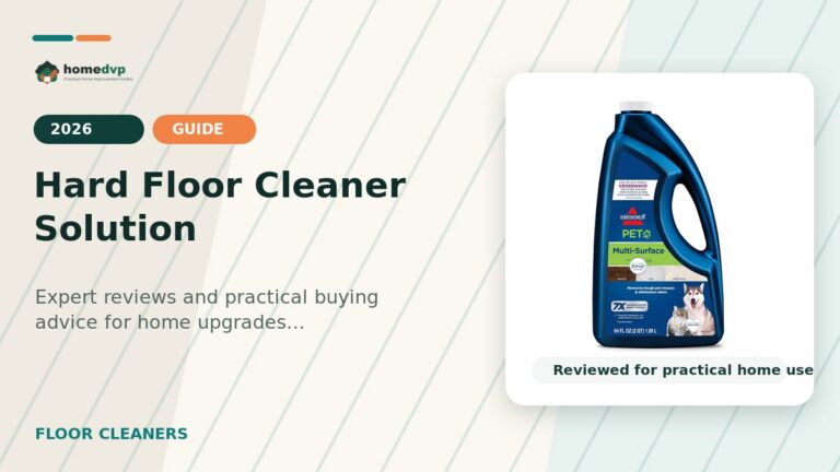 Hard Floor Cleaner Solution designed thumbnail featuring Bissell 22951 Multi-Surface Pet Formula Review: Tough Mess Cleaning with Febreze Freshness