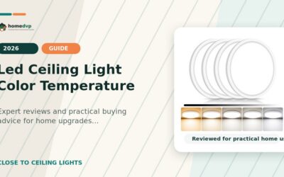 LED Ceiling Light Color Temperature 2026: Expert Reviews & Buying Guide