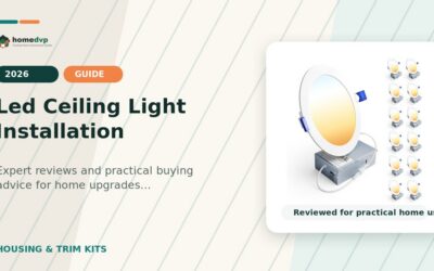 LED Ceiling Light Installation 2026: Expert Reviews & Buying Guide