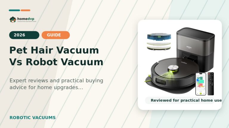 Pet Hair Vacuum Vs Robot Vacuum designed thumbnail featuring MONSGA MR7PRO Robot Vacuum and Mop Combo Review: 90-Day Self-Emptying LiDAR Mapping