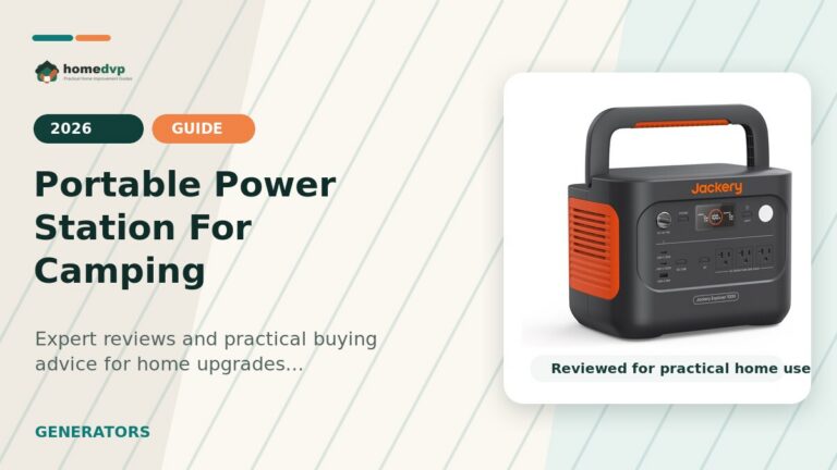 Portable Power Station For Camping designed thumbnail featuring Jackery Explorer 1000 v2 Portable Power Station Review: Compact Fast-Charge Solar...