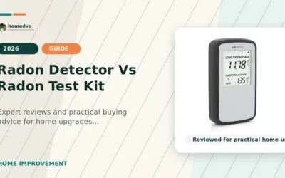 Radon Detector vs Radon Test Kit (2026): Key Differences