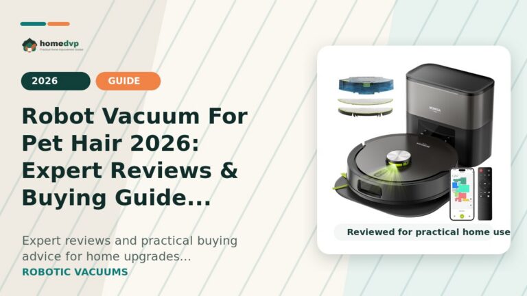 Robot Vacuum For Pet Hair 2026: Expert Reviews & Buying Guide designed thumbnail featuring MONSGA MR7PRO Robot Vacuum and Mop Combo Review: 90-Day...