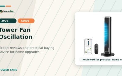 Tower Fan Oscillation 2026: Expert Reviews & Buying Guide