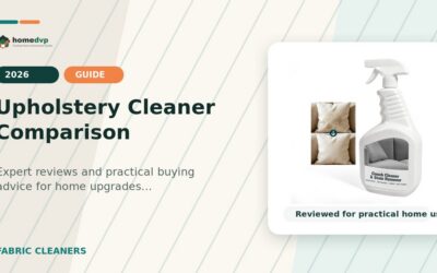Upholstery Cleaner Comparison 2026: Expert Reviews & Buying Guide
