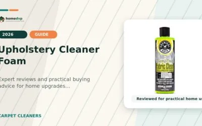 Upholstery Cleaner Foam 2026