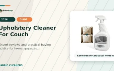 Upholstery Cleaner For Couch 2026