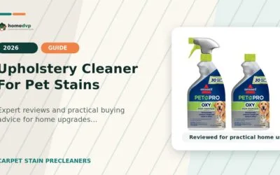 Upholstery Cleaner For Pet Stains 2026: Expert Reviews & Buying Guide