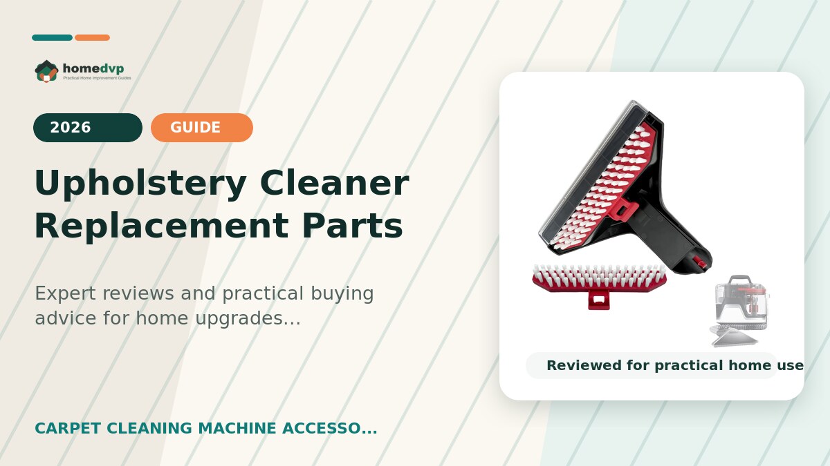 Upholstery Cleaner Replacement Parts designed thumbnail featuring Bizete FH14050 Brush Replacement Review: Durable Fit for Hoover CleanSlate Spot...