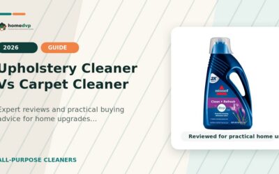 Upholstery Cleaner Vs Carpet Cleaner 2026: Expert Reviews & Buying Guide