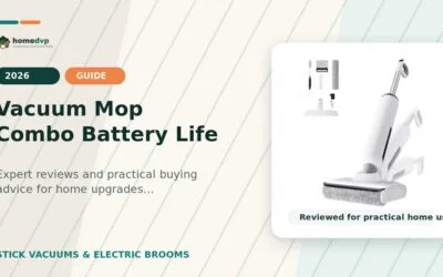 Vacuum Mop Combo Battery Life 2026