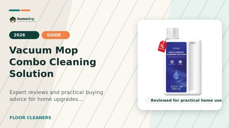 Vacuum Mop Combo Cleaning Solution designed thumbnail featuring CPLIKE Floor Cleaning Solution Review: Multi-Surface Cleaner for Dreame Vacuums