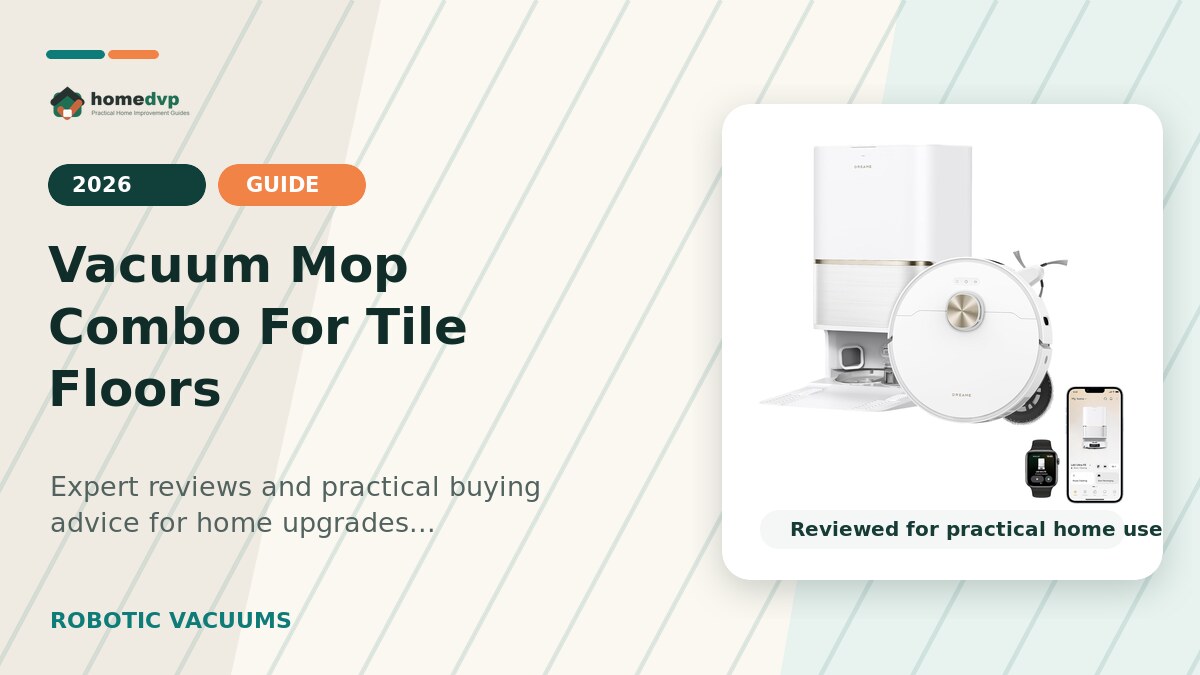 Vacuum Mop Combo For Tile Floors designed thumbnail featuring Dreame L60 Ultra FE Robot Vacuum Review: Auto-Empty and 100℃ Self-Cleaning Mop