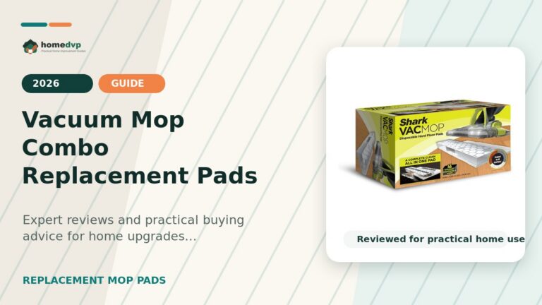 Vacuum Mop Combo Replacement Pads designed thumbnail featuring Shark VACMOP VMP46 Disposable Hard Floor Pad Refills Review: No-Touch Disposal for...