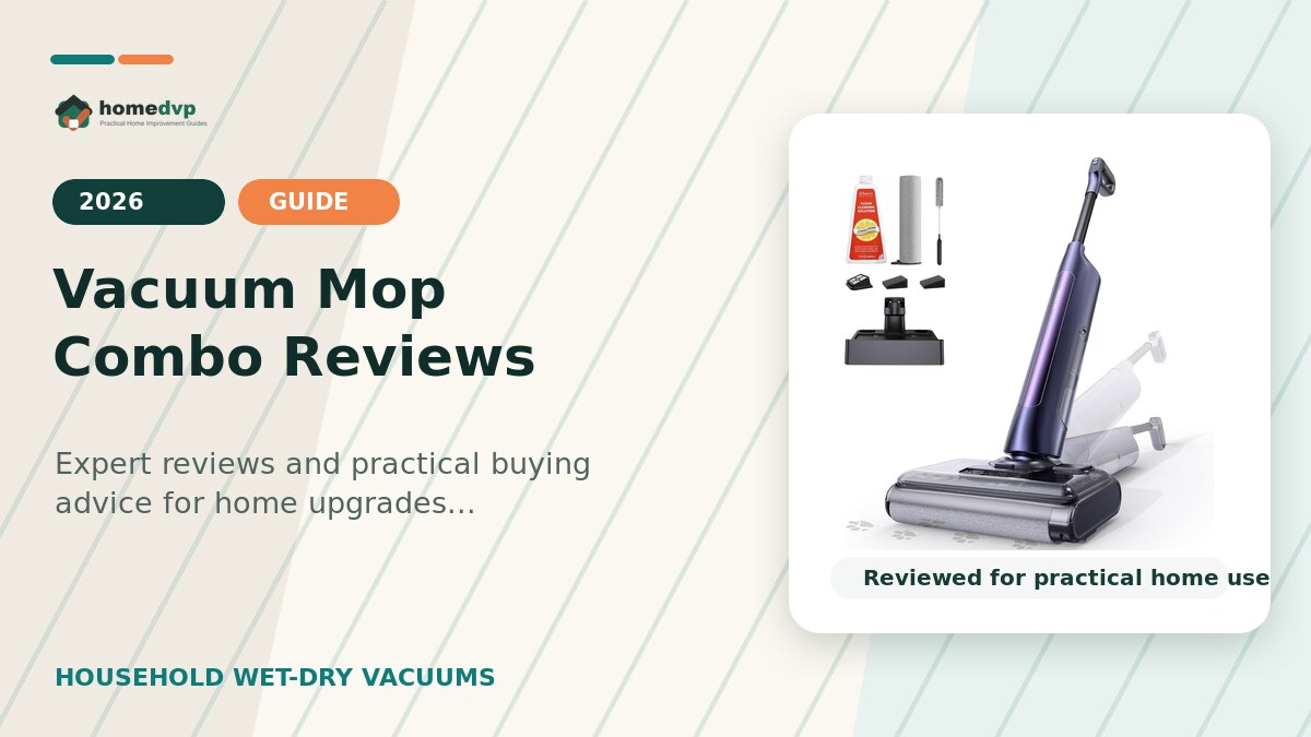 Vacuum Mop Combo Reviews designed thumbnail featuring Ultenic AC1 TriFlex Vacuum Mop Review: 180 Lay Flat Self Cleaning for Hard Floors