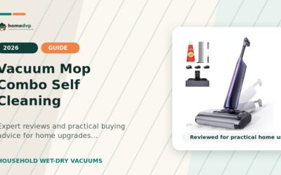 Vacuum Mop Combo Self Cleaning